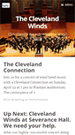 Mobile Screenshot of clevelandwinds.org